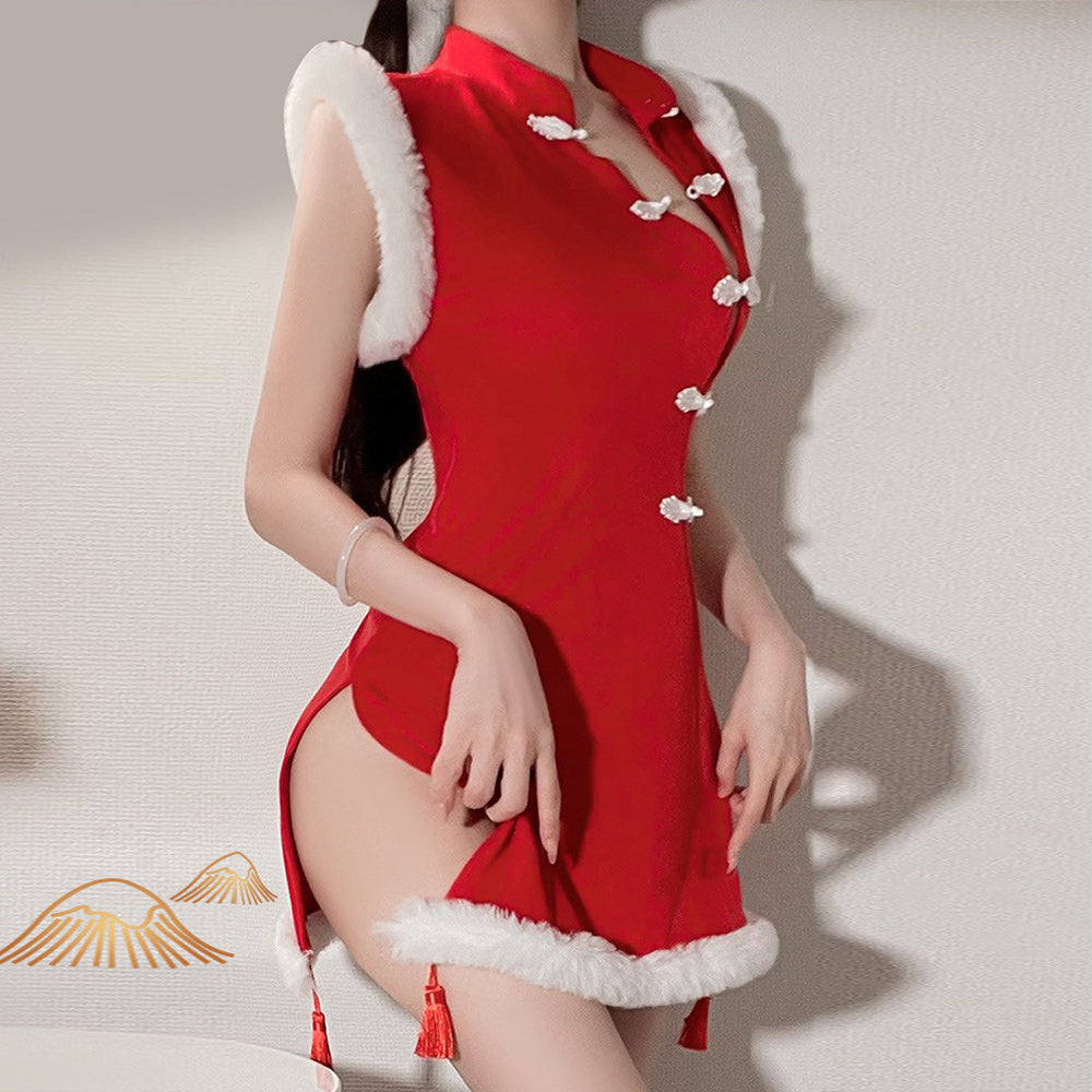 セクシーチャイナ服 セクシー チャイナ ランジェリー チャイナドレス レッド