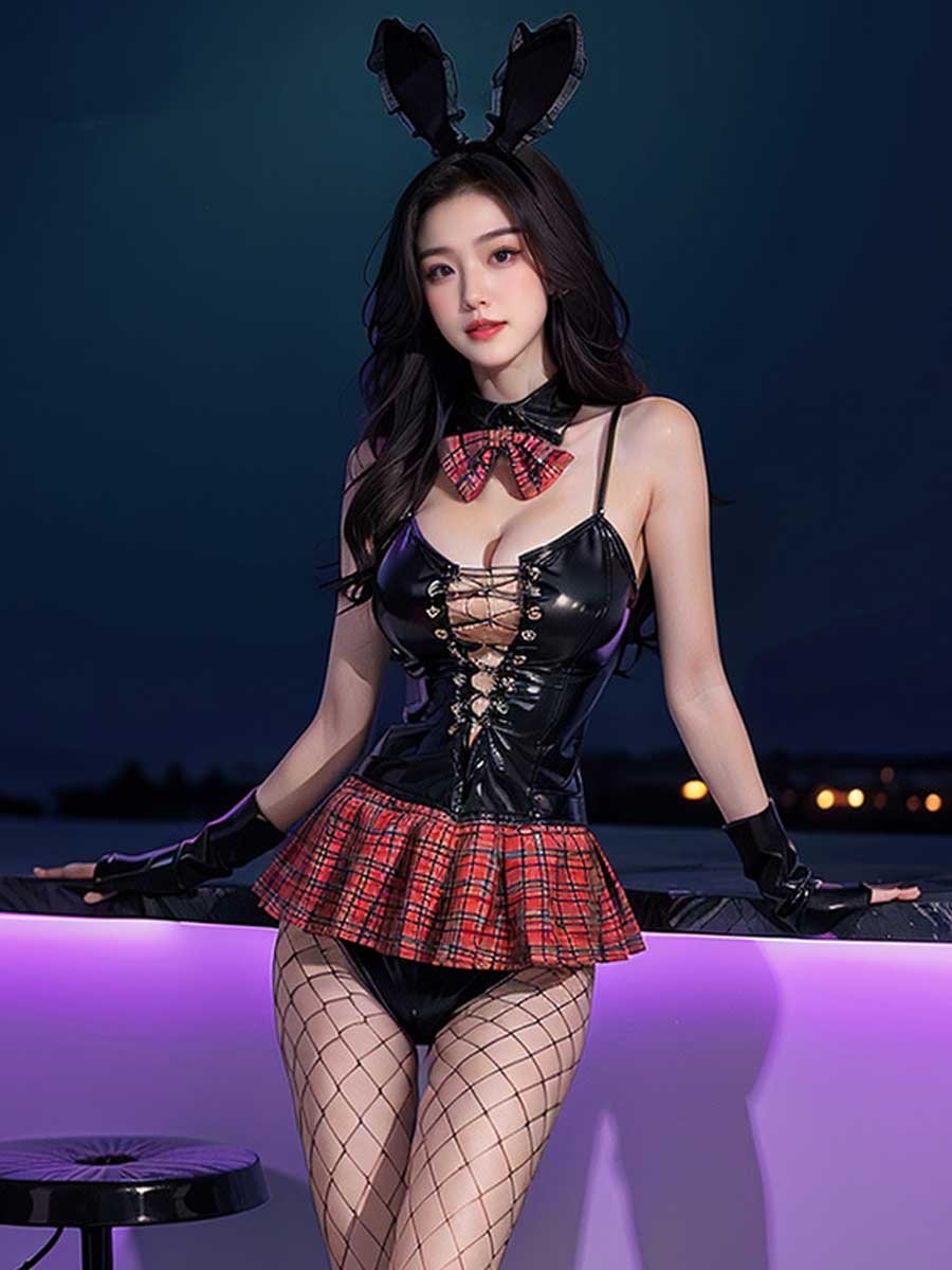コスプレ セックス プラスサイズ ラテックス ランジェリードレス