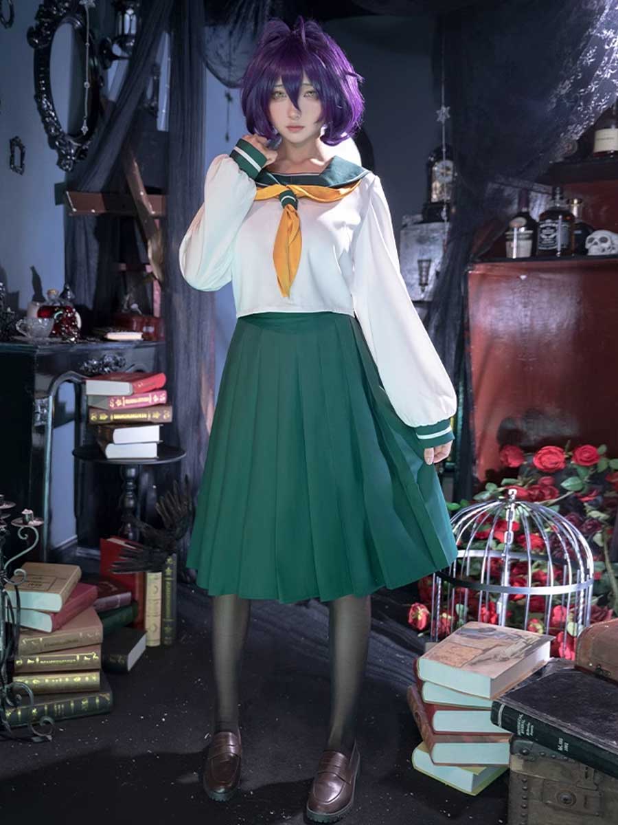 cosplay ero アニメキャラクター かごめ風 セーラー服 コスプレ衣装