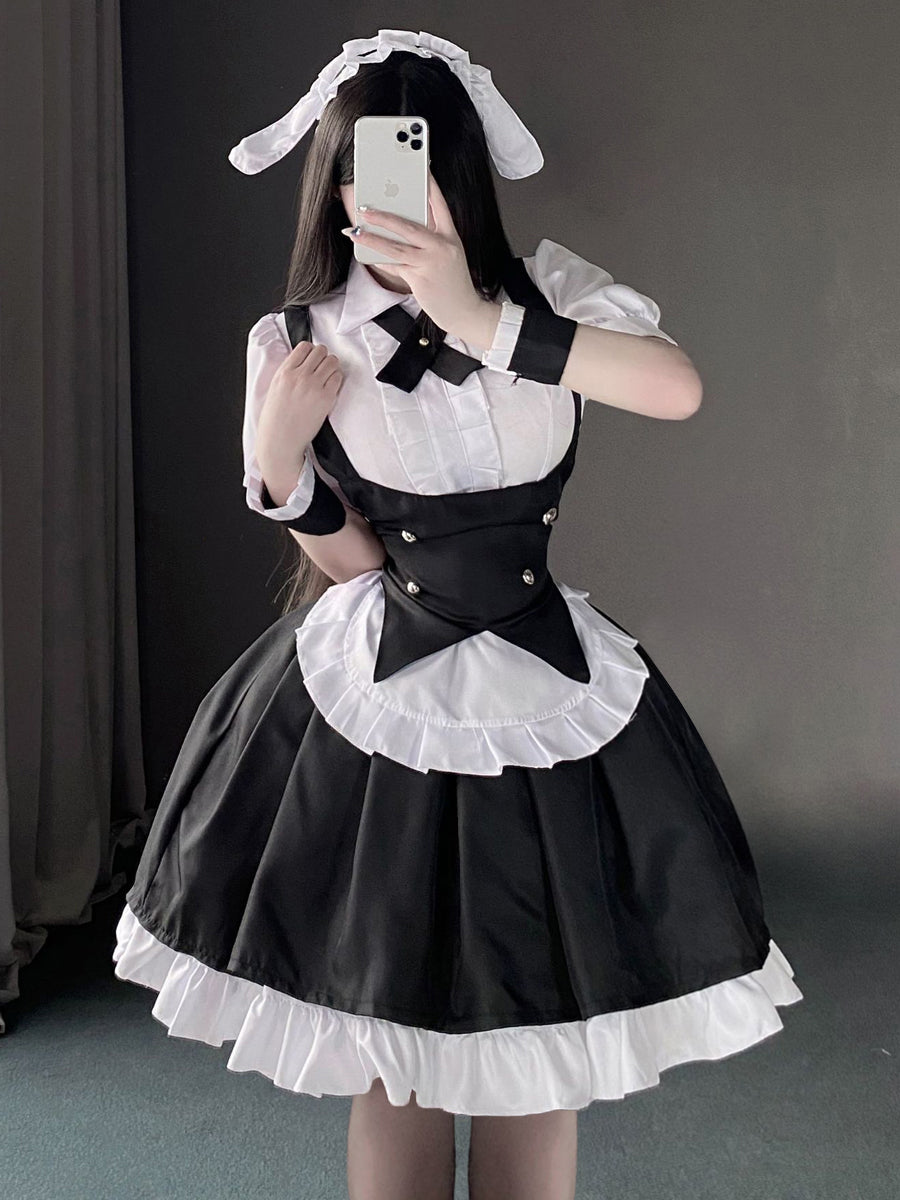 コスプレ エロ い メイドコスプレ 日本風アウトフィット