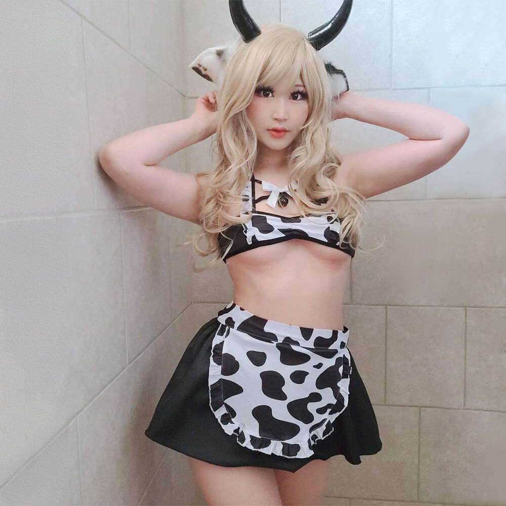 セクシー コスプレ ウシ柄アニメ かわいいビキニコスプレ