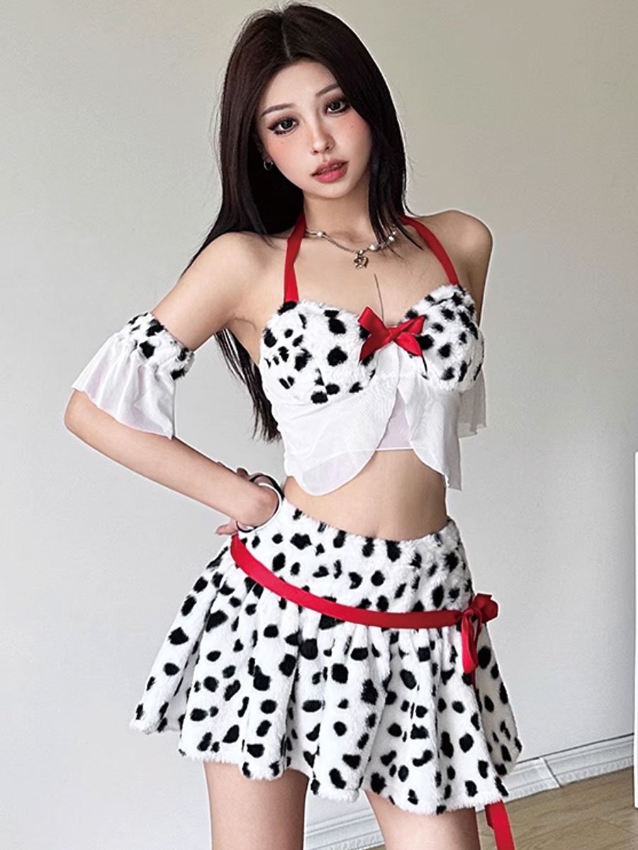 コスプレ えろ セクシー牛 マイクロブラスカートセット